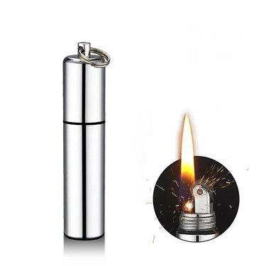 Windproof Keychain Lighter – Compact & Adventure Ready - InspiredGrabs.com